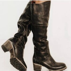 Freebird Calgary Boot Size 9  Brown/black Leather